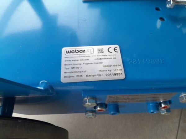 Asfalt-betonzaag Weber  SM 82-3 - Afbeelding 3