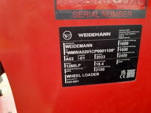 Weidemann 1260LP Shovel 232uur! - Afbeelding 9